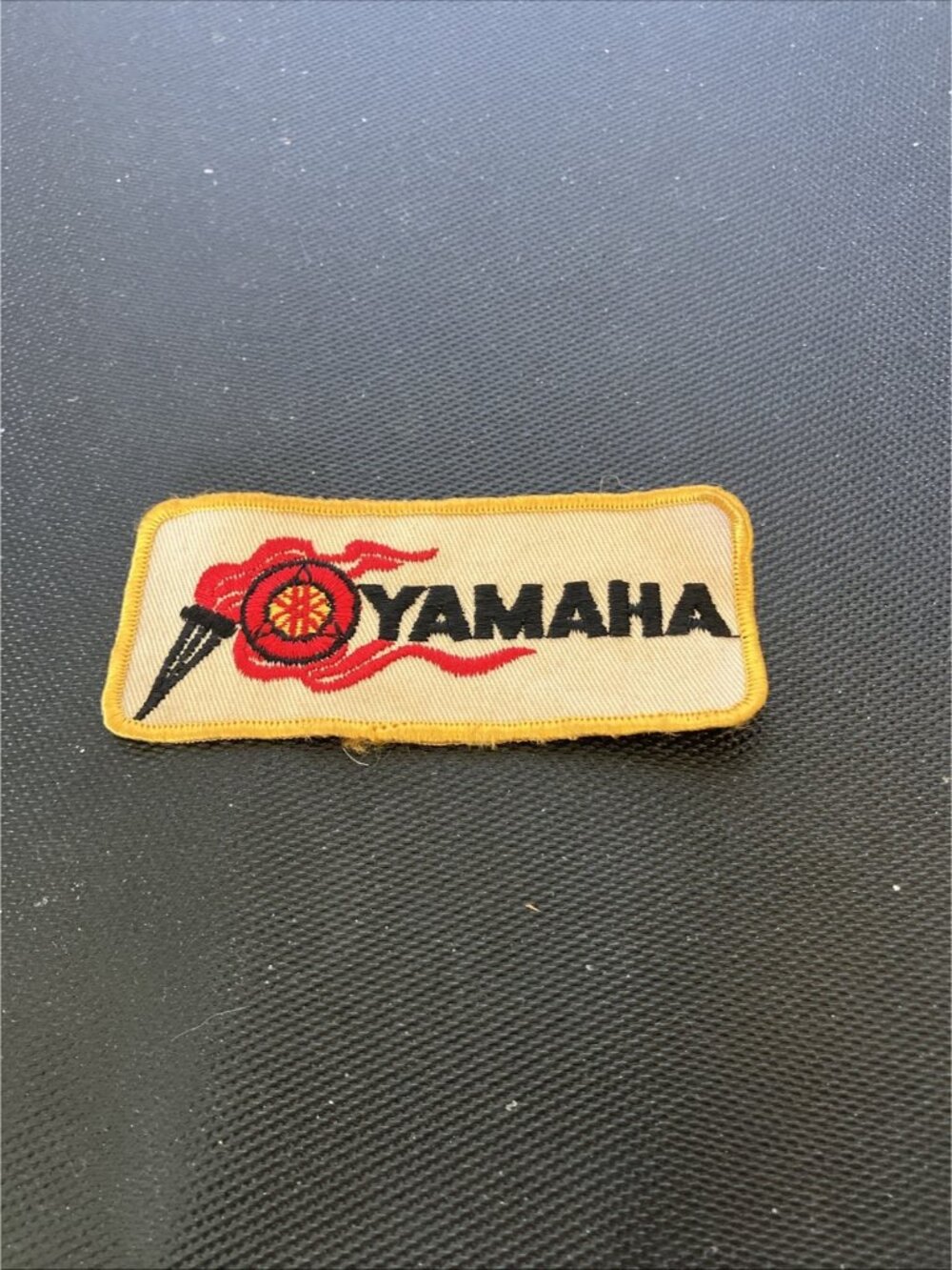 Vintage Yamaha Patch Torch Motorcycle Racing 1980's